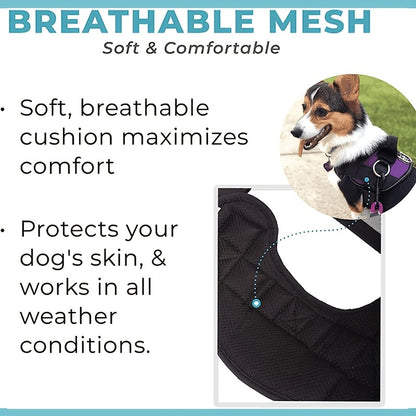 [No-Pull Breathable Dog Harness] Reflective No-Pull Dog Harness with Breathable Design and Handle