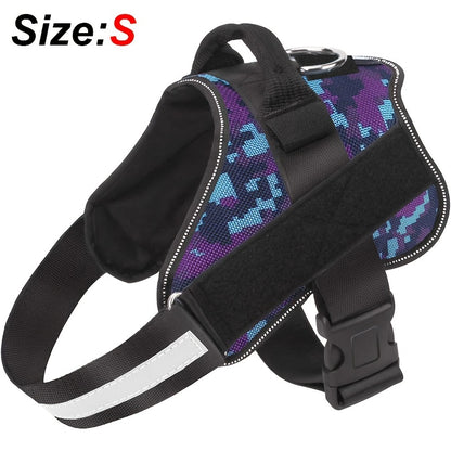 [No-Pull Breathable Dog Harness] Reflective No-Pull Dog Harness with Breathable Design and Handle