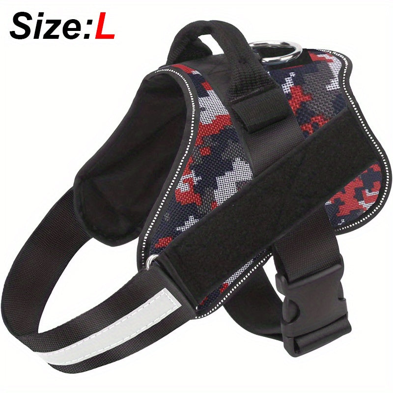 [No-Pull Breathable Dog Harness] Reflective No-Pull Dog Harness with Breathable Design and Handle