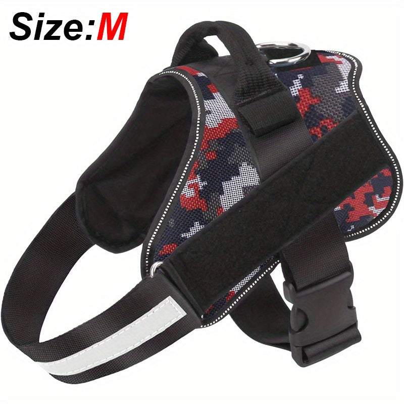 [No-Pull Breathable Dog Harness] Reflective No-Pull Dog Harness with Breathable Design and Handle